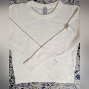 Cream women's sweater
